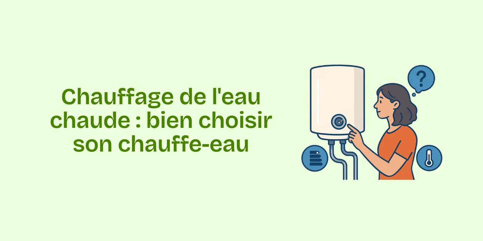 Bien choisir son chauffe-eau pour l’eau chaude sanitaire
