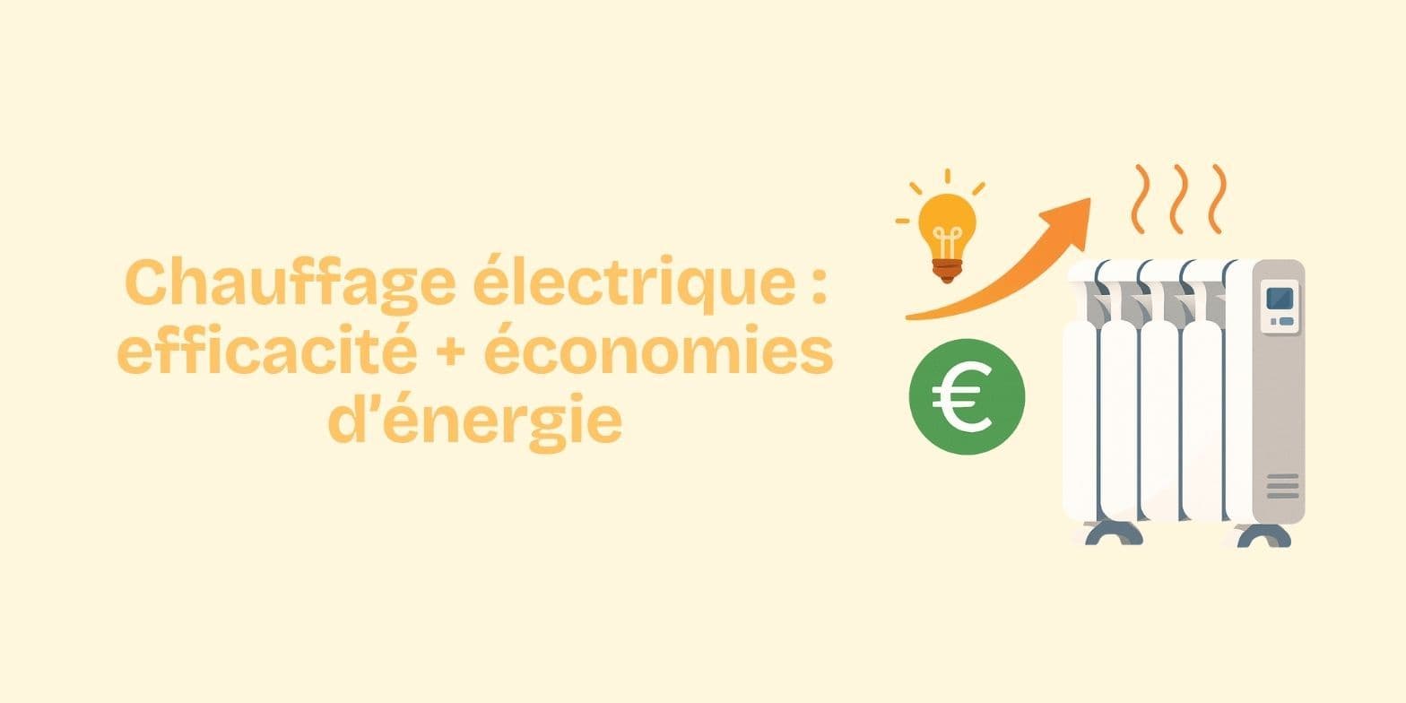 Chauffage électrique : efficacité et économies d'énergie