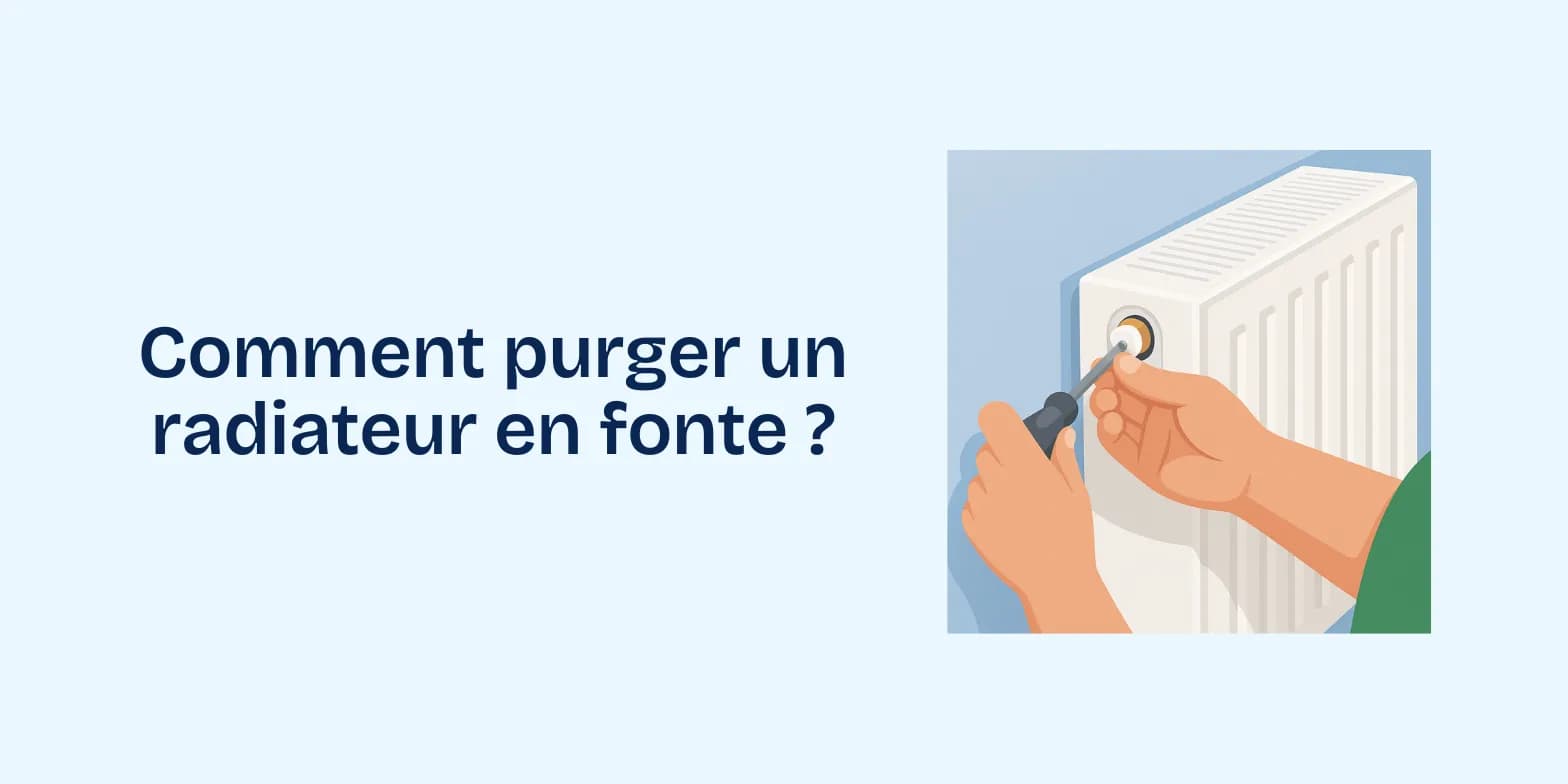 Comment purger un radiateur en fonte
