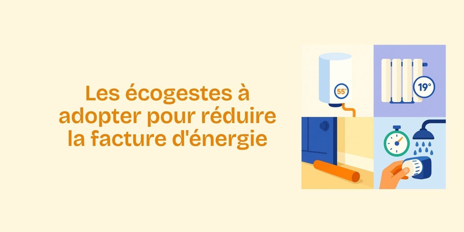 Les écogestes à adopter pour réduire la facture d'énergie