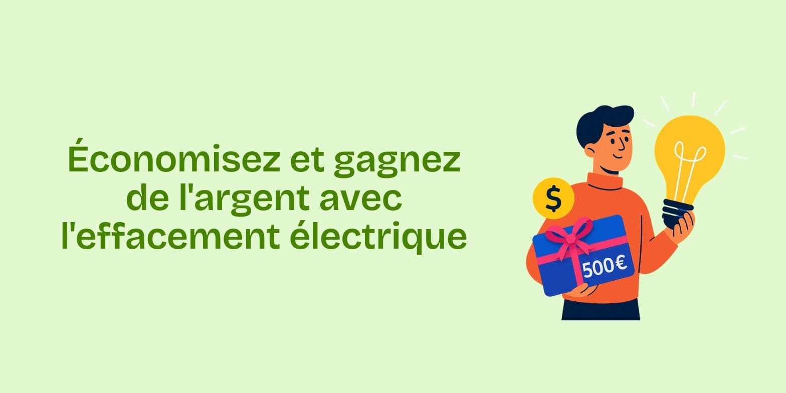 Effacement électrique : économisez l'énergie et tentez de gagner 500€