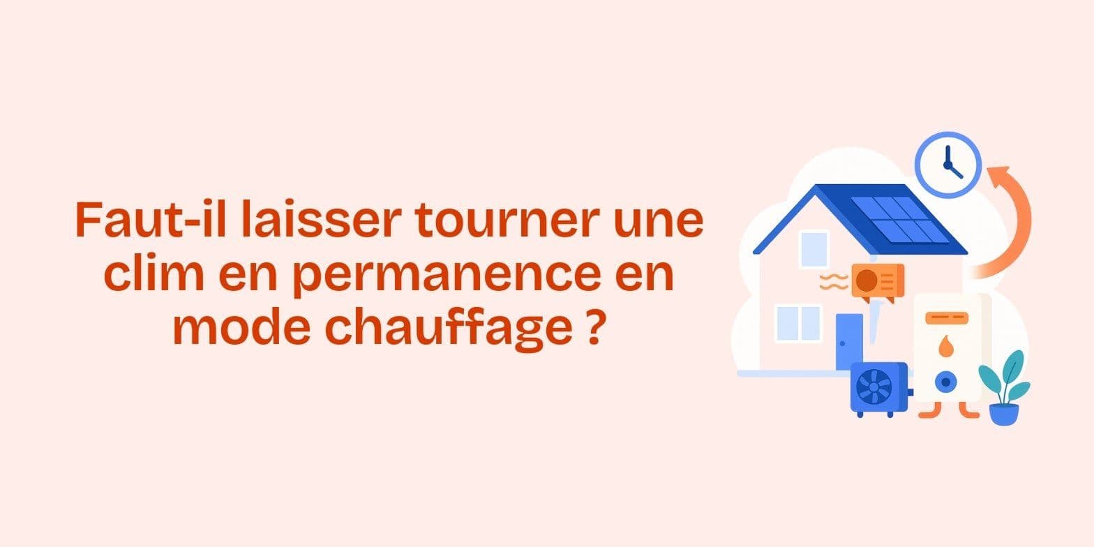 Faut-il laisser tourner une clim en permanence en mode chauffage ?