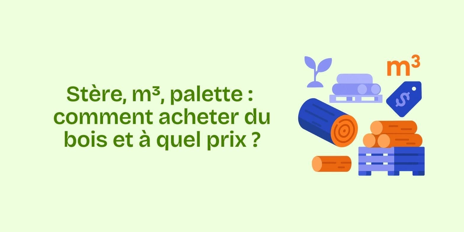 Stère, m³ et palette : comment acheter son bois de chauffage au meilleur prix
