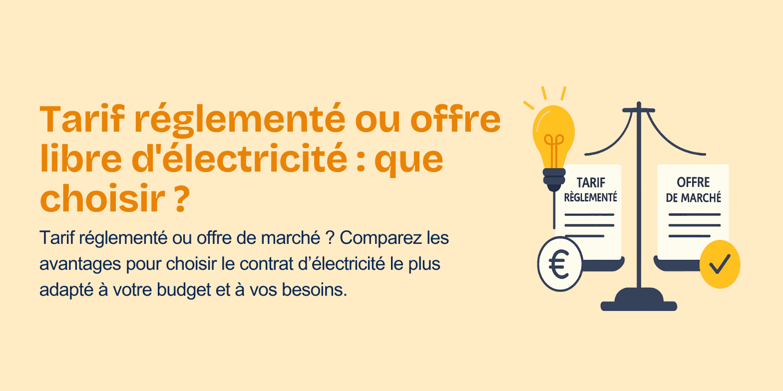 Électricité : tarif réglementé ou offre de marché, que choisir ?