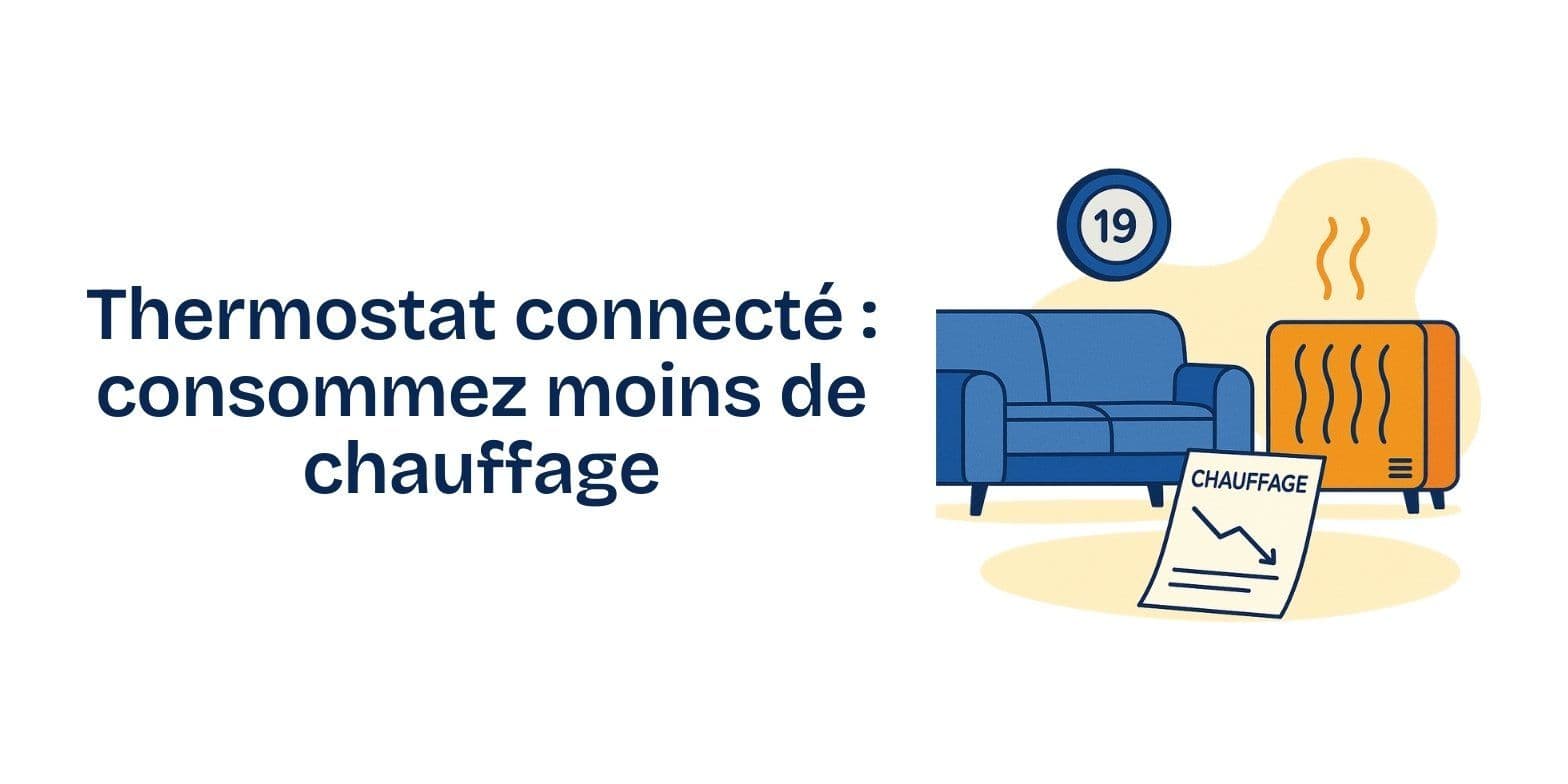 Thermostat connecté : programmez et consommez moins de chauffage
