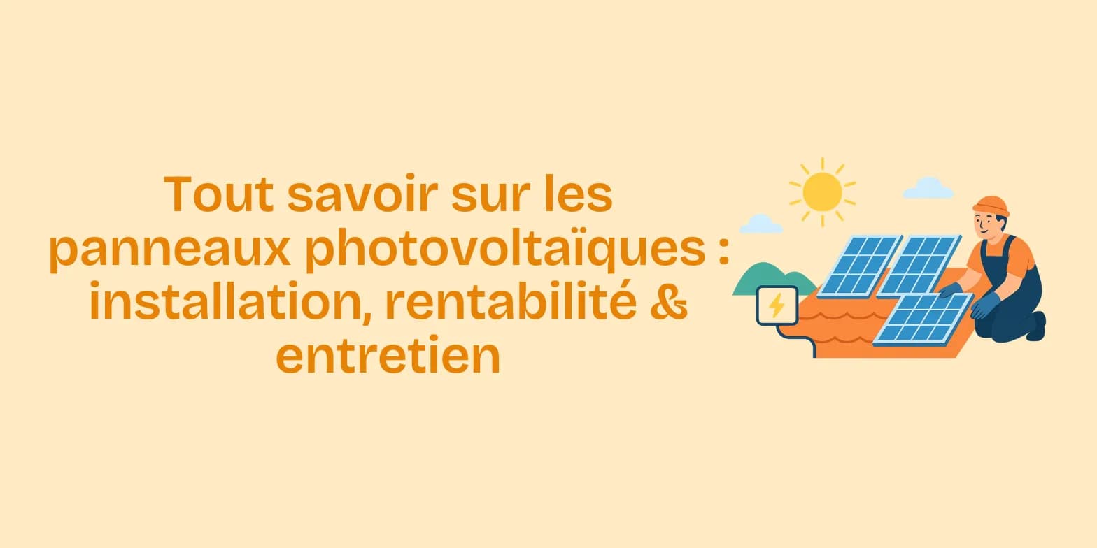Tout savoir sur les panneaux photovoltaïques : installation, rentabilité et entretien